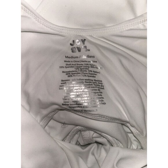 Women's White Joy Lab Activewear Ruffle Dress - Sizes Medium - Picture 2 of 3